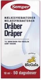 Semper BioGaia dråper med melkesyrebakterier - 10 ml