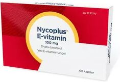 Nycoplus E-vitamin kapsler 300mg