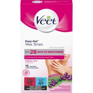 Veet Wax Strips til armhulen - 16 stk.