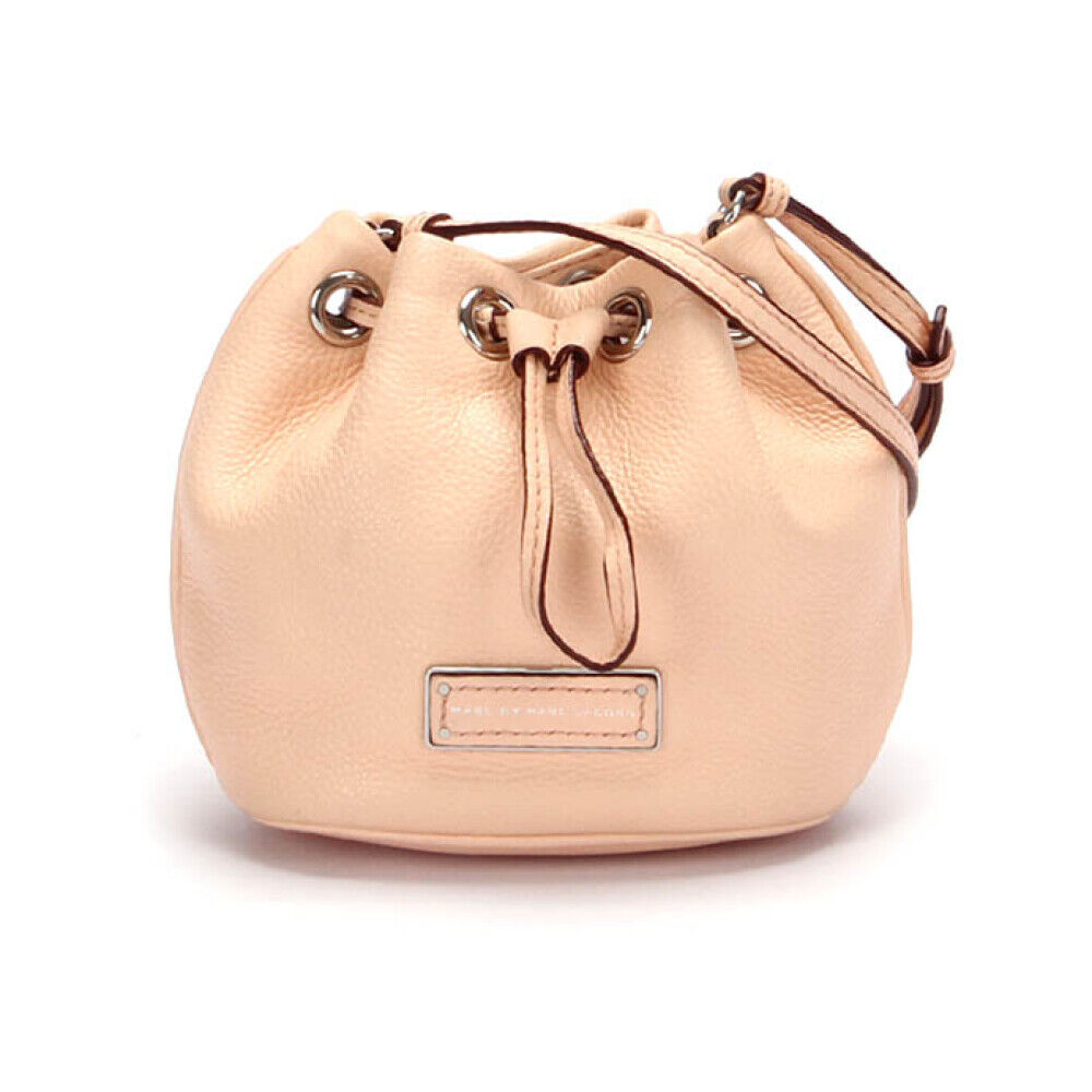Marc Jacobs Pre-owned Leather Bucket Bag M0001347 838 Rosa Female