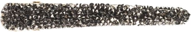 Dark Full Bling Hair Clip Grå Female