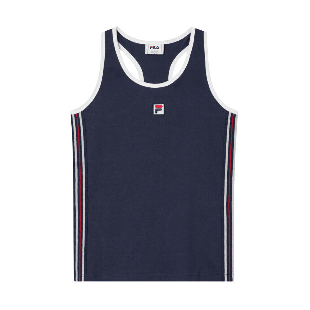 Fila Carla Taped Tank Top Blå Male