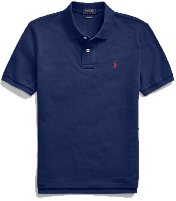 Ralph Lauren Polo Pique Blå Male