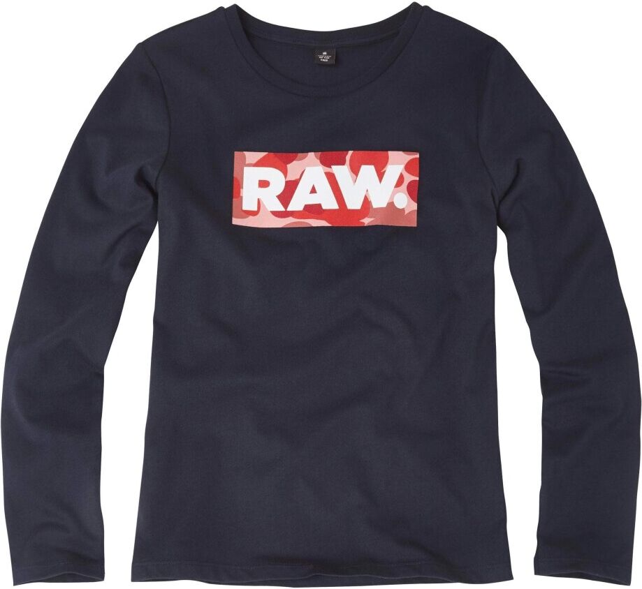 G-Star Raw Camo Logo TEE Blå Male