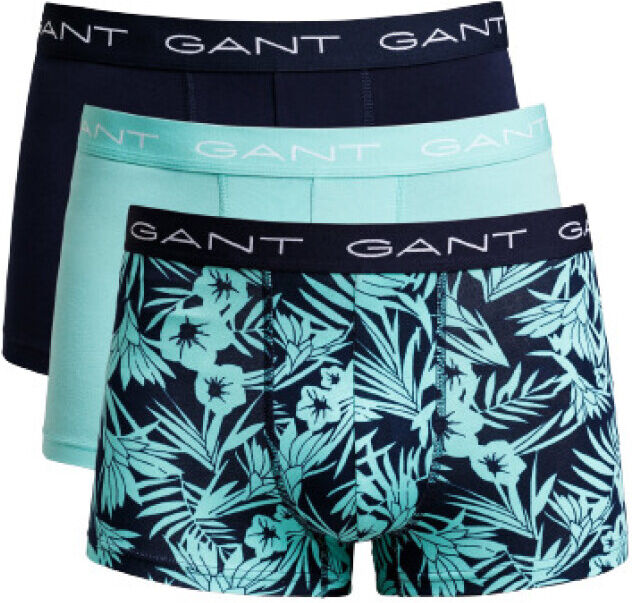 Gant Tidal Bloom Trunk 3-Pack Undertøy Blå Male