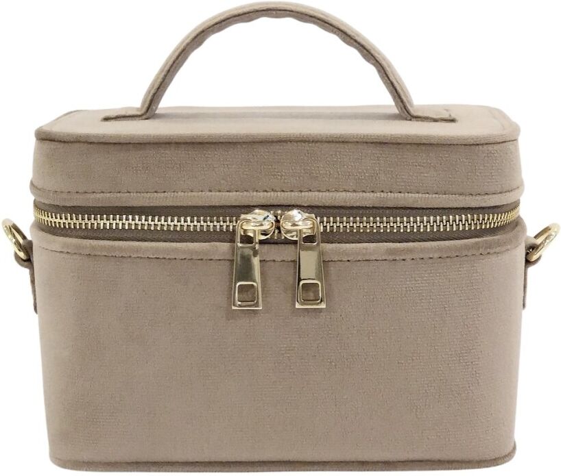 Dark Velvet Vanity BAG Small Beige Female