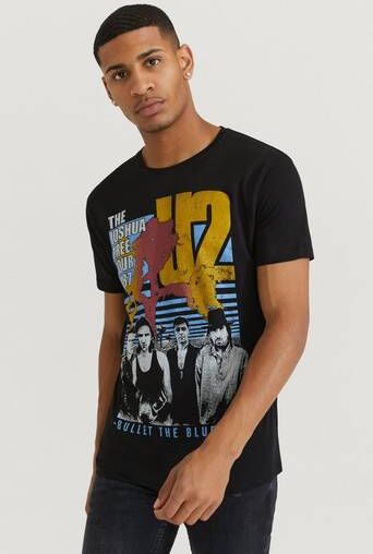 Rock Off T-Shirt U2 Tee Svart  Male Svart