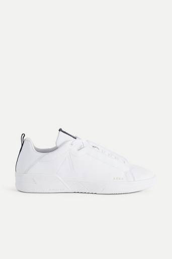 Arkk Copenhagen Sneakers Uniklass Leather S-C18 White Midnight-M Hvit  Male Hvit