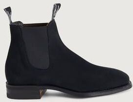 Rm Williams Boots Blaxland G-Last Suede Black Svart  Male Svart