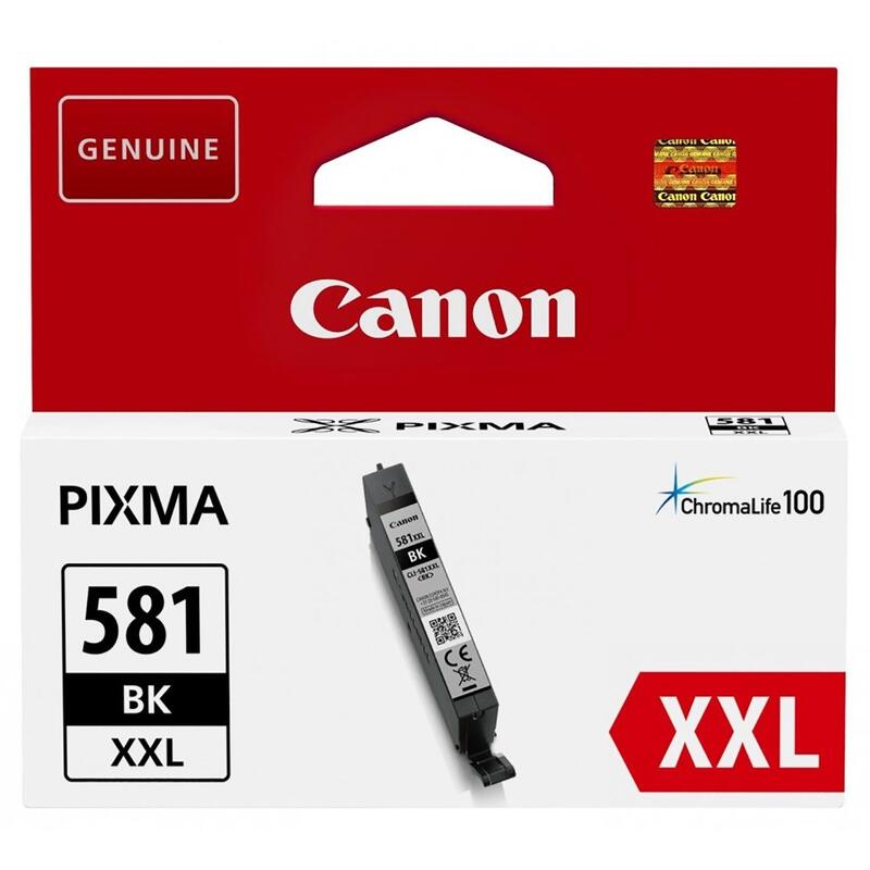 Canon Cli-581xxl Bk Blekk For Pixma Tr7550, Tr8550, Ts6150, Ts6151