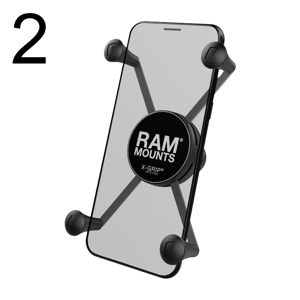 RAM® Mounts Telefonholdermontering RAM® Quick-Grip™ Svart