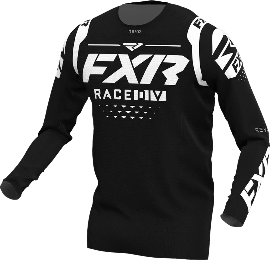 FXR Crosstrøye FXR Revo Svart-Hvit