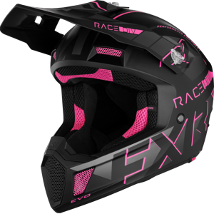 FXR Crosshjelm  Clutch Evo Elektrisk Rosa