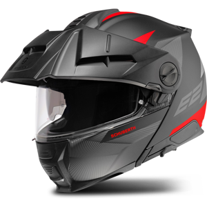 Schuberth Åpningshjelm  E2 DEFENDER Rød