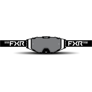 FXR Crossbriller  Combat Sotet Glass Svart-Hvit