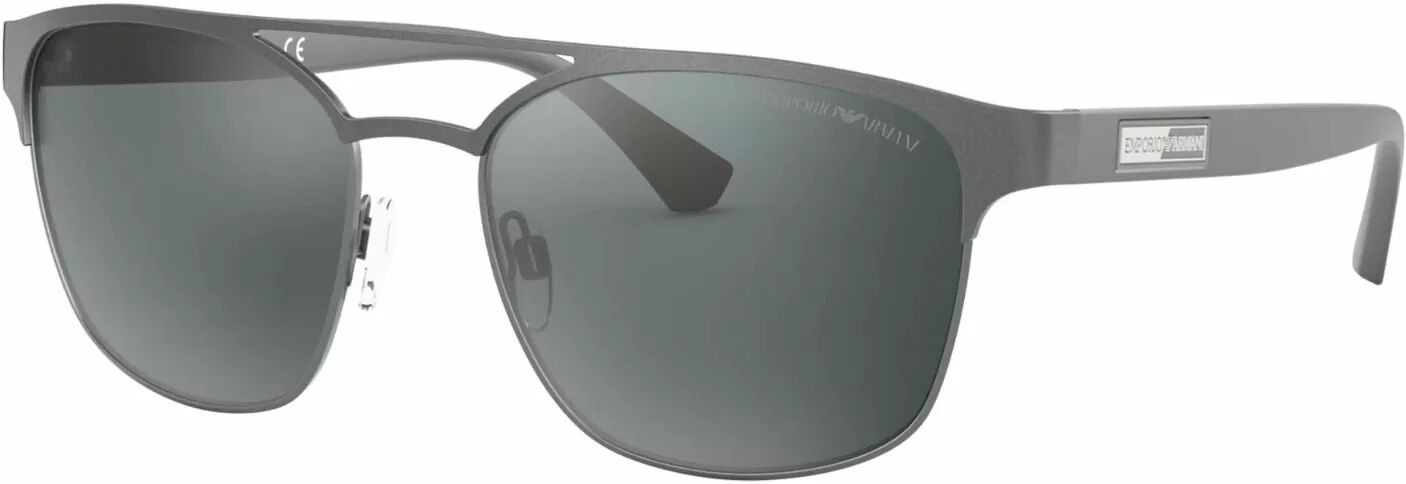 Giorgio Armani Emporio Armani Ea2093 32946g, Light Grey Mirror Black - Solbriller - Matte Grey - Herre