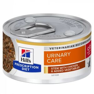 Hill's Prescription Diet Hill&rsquo;s Perscription Diet Feline c/d Multicare Stress Urinary Care Stew Chicken & Vegetables 82 g