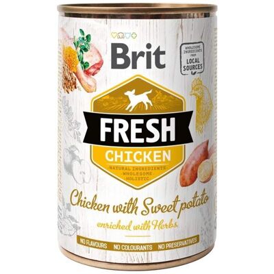 Brit Fresh Cans Chicken With Sweet Potato 400 G Brit Fresh Cans Chicken With Sweet Potato 400 G