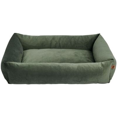 Basic Wellb Orthopedic Velvet Bed Moss Green Basic Wellb Orthopedic Velvet Bed Moss Green