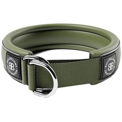BullyBillows Hundehalsbånd Halvstrup Reflekterende Grønn 4 Cm BullyBillows Hundehalsbånd Halvstrup Reflekterende Grønn 4 Cm
