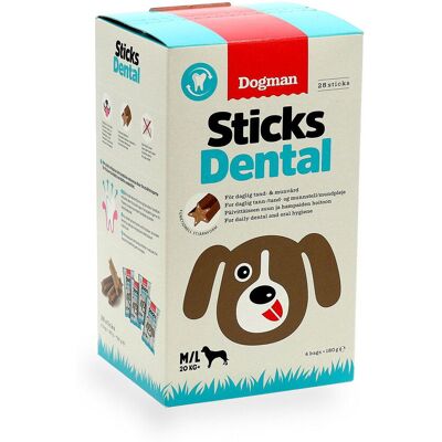 Bränditön Dogman Sticks Dental 28-Pack Bränditön Dogman Sticks Dental 28-Pack
