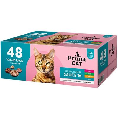 PrimaCat Classic Valuepack In Gravy 48×85g PrimaCat Classic Valuepack In Gravy 48×85g