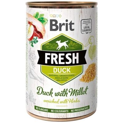 Brit Fresh Cans Duck With Millet 400 G Brit Fresh Cans Duck With Millet 400 G