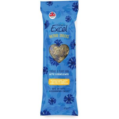 Burgess Excel Forage & Feast Bar Cornflower Smådyrgodbit 60 G Burgess Excel Forage & Feast Bar Cornflower Smådyrgodbit 60 G