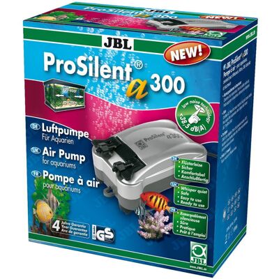 JBL ProSilent a300 - Støysvak luftpumpe for 100-400L akvarium JBL ProSilent a300 - Støysvak luftpumpe for 100-400L akvarium