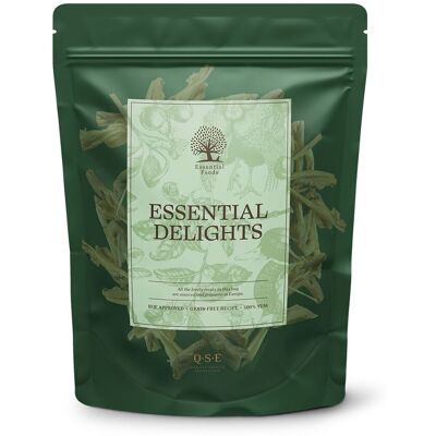 Essential Foods Small Lamb Skin Delights Tørket Lammeskinn 150 G Essential Foods Small Lamb Skin Delights Tørket Lammeskinn 150 G