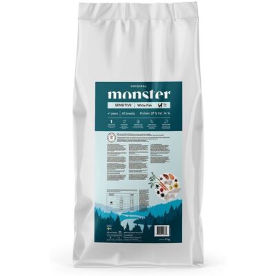 Monster Pet Food Monster Dog Adult All Breed Sensitive White Fish Monster Pet Food Monster Dog Adult All Breed Sensitive White Fish