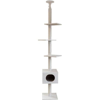 KERBL FERDI - Katte-tre - Hvit - Sisal - 38x38x240cm KERBL FERDI - Katte-tre - Hvit - Sisal - 38x38x240cm