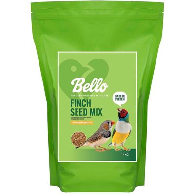 Bello Finch Seed Mix Fuglemat Til Finker 4 Kg Bello Finch Seed Mix Fuglemat Til Finker 4 Kg