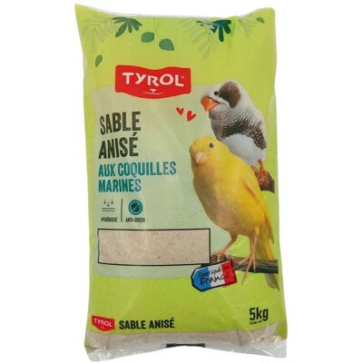 Tyrol Skjellsand med Anis 5Kg - Fuglesand Tyrol Skjellsand med Anis 5Kg - Fuglesand