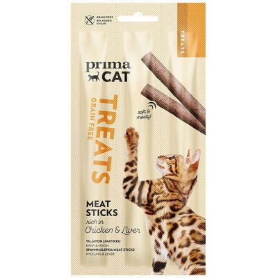 PrimaCat Kjøttstang Kyllinglever - Kattsnacks PrimaCat Kjøttstang Kyllinglever - Kattsnacks