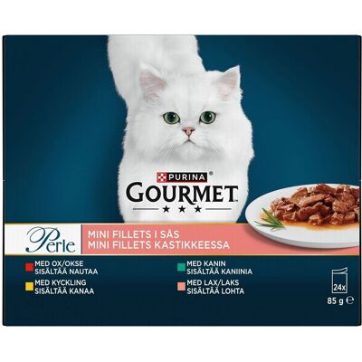 Gourmet Perle Mini Fillets I Saus Multipack 24x85 G Gourmet Perle Mini Fillets I Saus Multipack 24x85 G