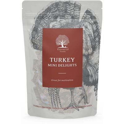Essential Foods Turkey Mini Delights Hundegodbiter 100 G Essential Foods Turkey Mini Delights Hundegodbiter 100 G