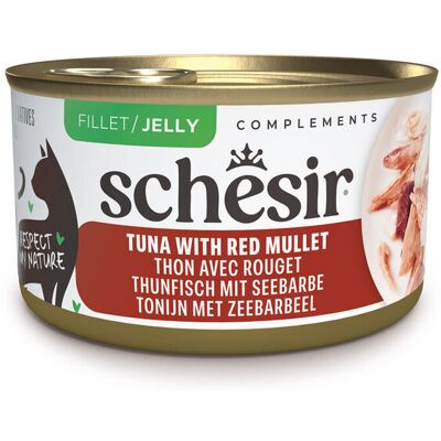 Schesir Complements Tuna With Red Mullet In Jelly 70 G Schesir Complements Tuna With Red Mullet In Jelly 70 G
