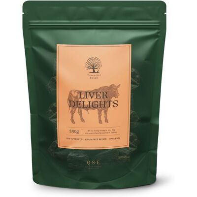 Essential Foods Liver Delights Hundegodbiter 250 G Essential Foods Liver Delights Hundegodbiter 250 G