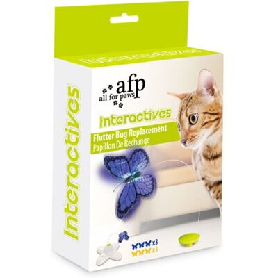 All For Paws Interactives Cat Flutter Bug Refill - 6-Pack All For Paws Interactives Cat Flutter Bug Refill - 6-Pack