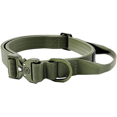 BullyBillows Combat Hundehalsbånd Med Håndtak Grønn Xs 2,5 Cm BullyBillows Combat Hundehalsbånd Med Håndtak Grønn Xs 2,5 Cm