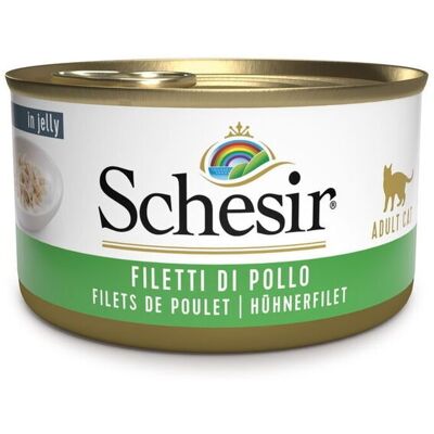 Agras Pet Foods Schesir Kyllingfilet i Gelé - Våt Kattemat - 85G Agras Pet Foods Schesir Kyllingfilet i Gelé - Våt Kattemat - 85G