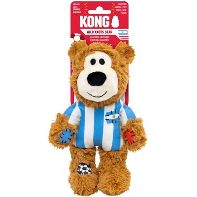 Kong Wild Knots Bjørn Fotball Argentina Hundeleke Kong Wild Knots Bjørn Fotball Argentina Hundeleke