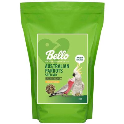 Bello Australian Parrot Seed Mix Fuglemat Til Australsk Papegøye 3 Kg Bello Australian Parrot Seed Mix Fuglemat Til Australsk Papegøye 3 Kg