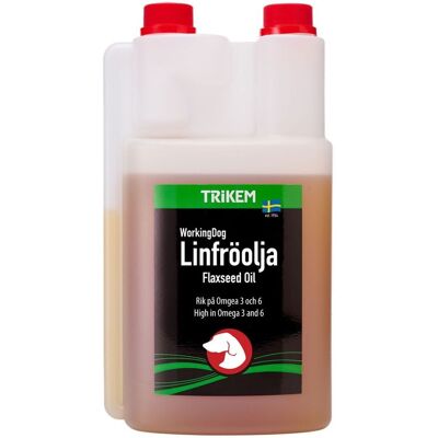 TRIKEM - Linfrøolje 1L - Hundetilskudd TRIKEM - Linfrøolje 1L - Hundetilskudd