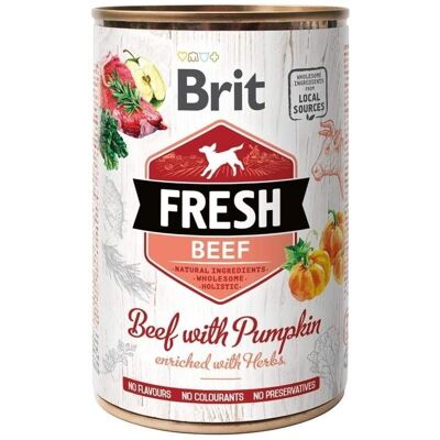 Brit Fresh Cans Beef With Pumpkin 400 G Brit Fresh Cans Beef With Pumpkin 400 G