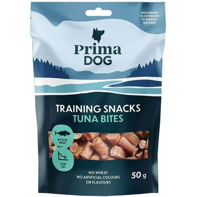 PrimaDog Training Snacks Tuna Bites 50 G PrimaDog Training Snacks Tuna Bites 50 G