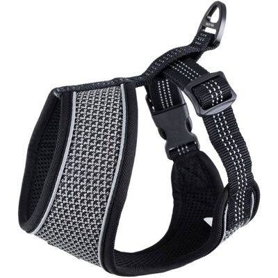 Feel Active Reflective Soft Hundesele Svart Feel Active Reflective Soft Hundesele Svart