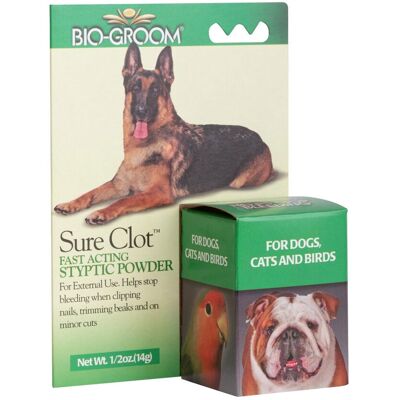 Bio-Groom - Bio-Groom Sure Clot - Hemostatisk pulver Bio-Groom - Bio-Groom Sure Clot - Hemostatisk pulver