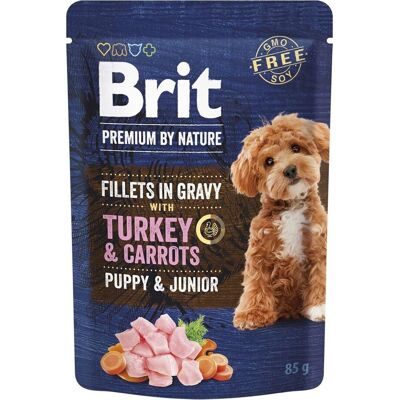 Brit Premium By Nature Dog Puppy & Junior Turkey & Carrot 85 G Brit Premium By Nature Dog Puppy & Junior Turkey & Carrot 85 G